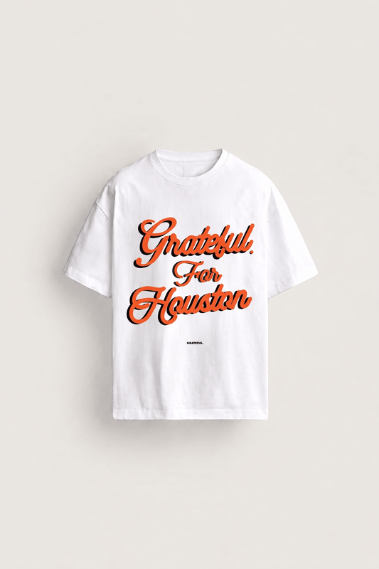 For Houston Tee- White