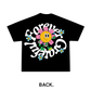 Flowers and Smiles Tee - Black
