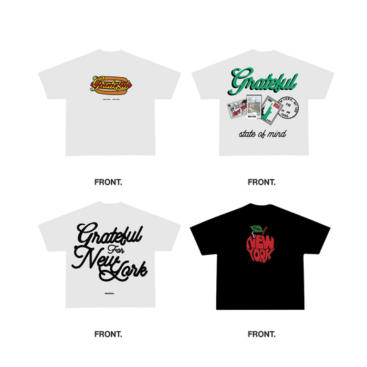 Grateful NY Tees 4-Pack
