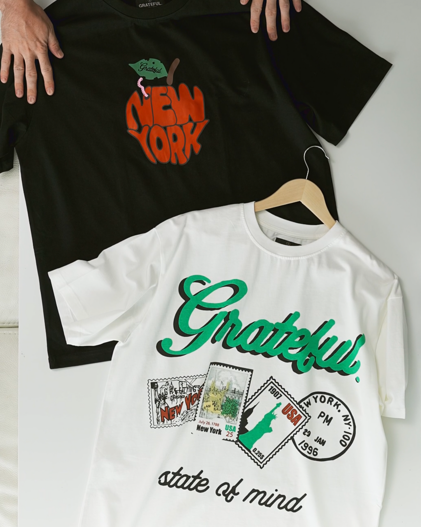 City Stamp Tee- White