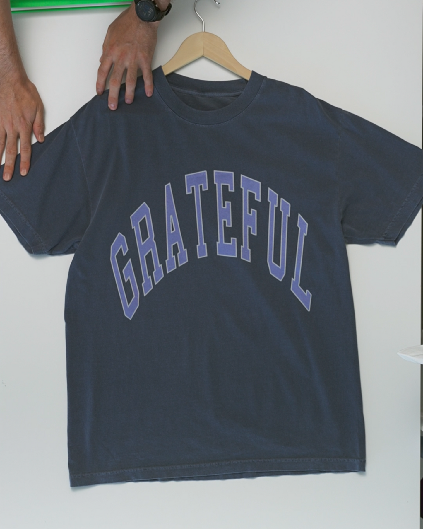 Grateful Vintage Tee - Faded Navy