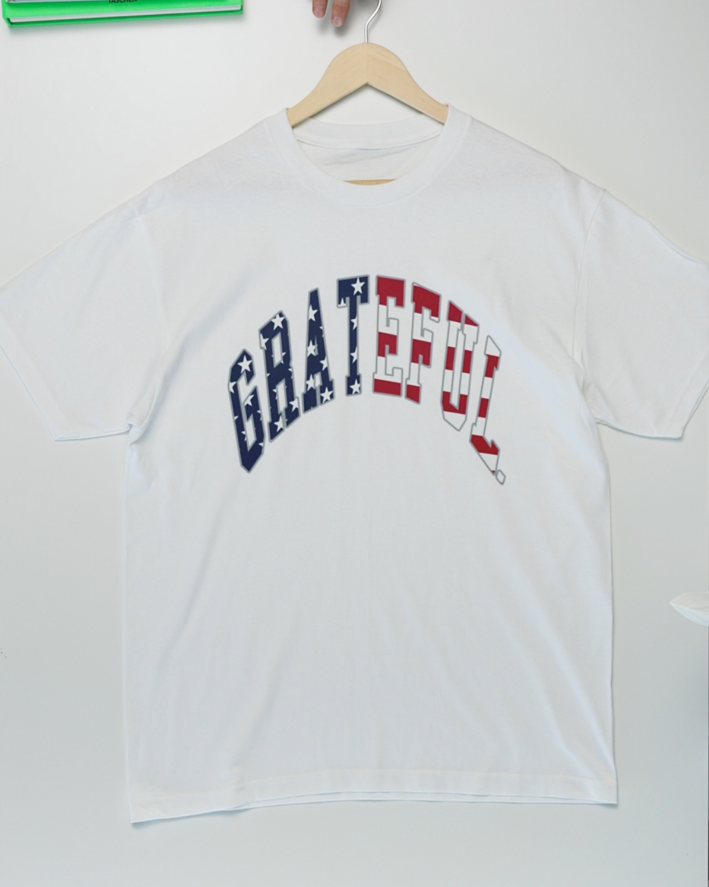Grateful USA Tee - White