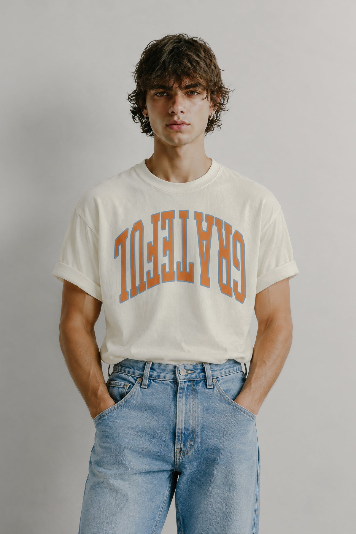 Grateful Reflect Tee - Natural