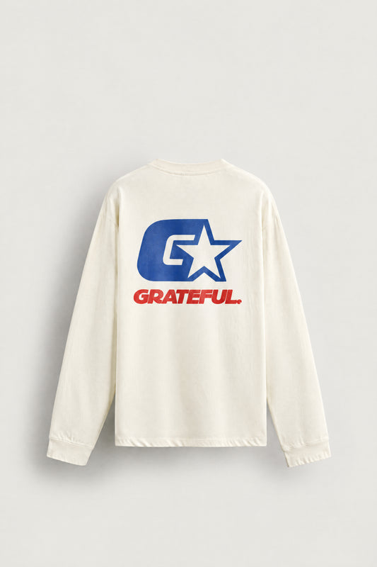 Grateful Nova L/S Tee - Natural