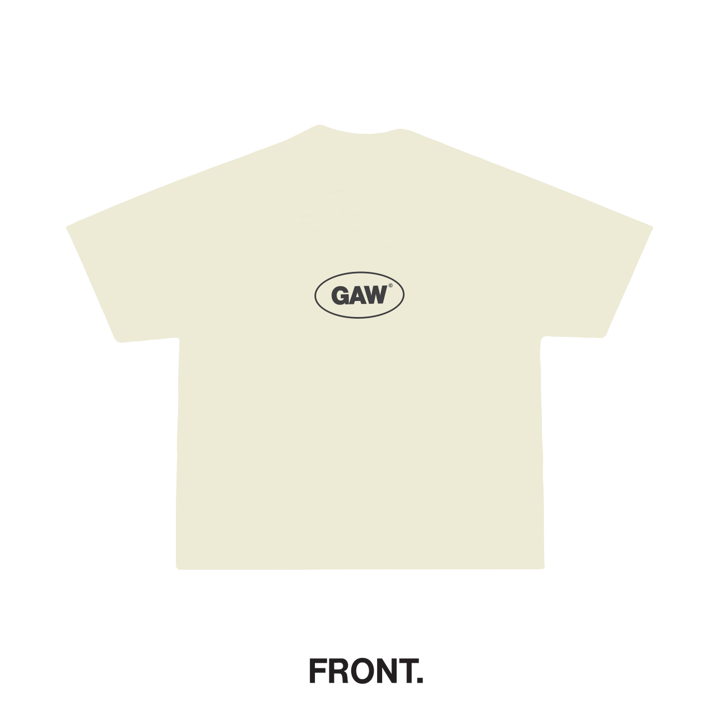 GAW Tee- Cream