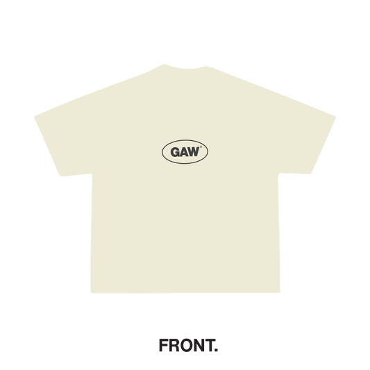 GAW Tee- Cream