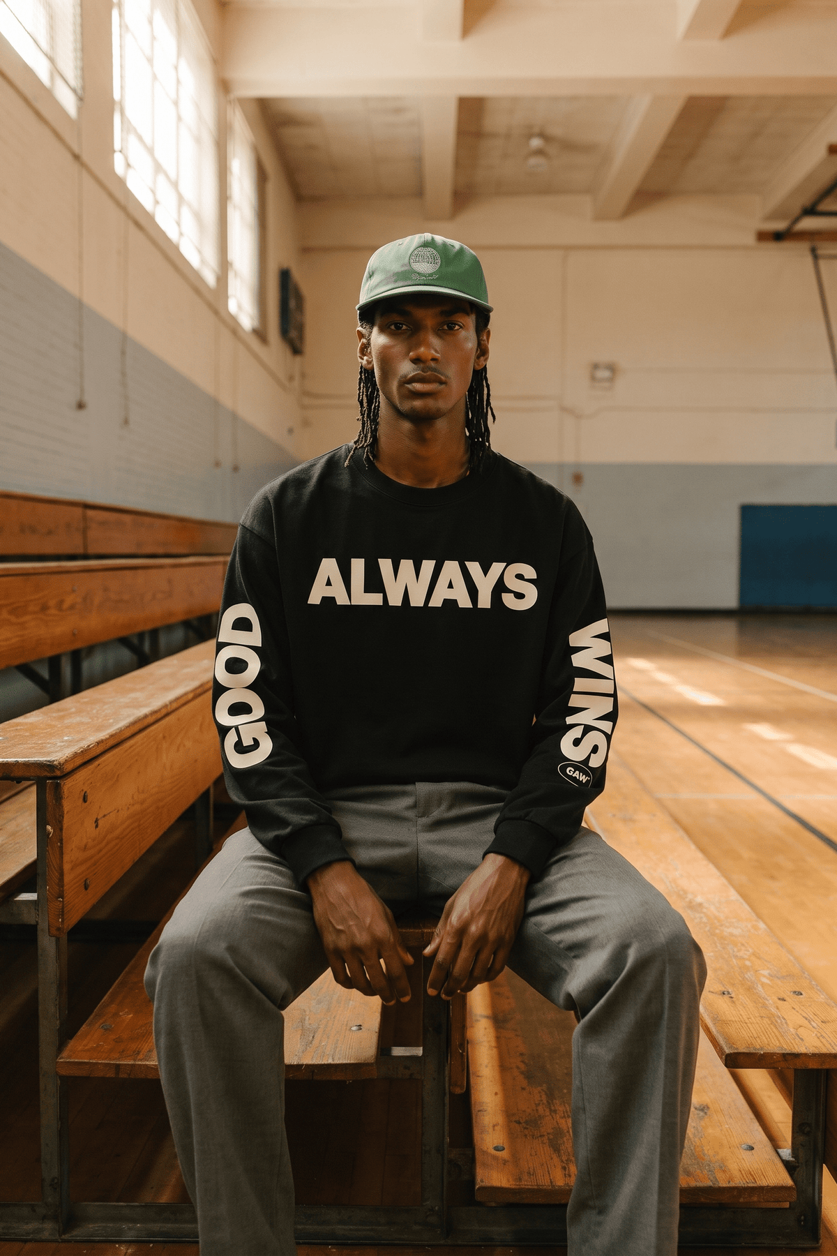 Good Always Wins L/S Tee - Black
