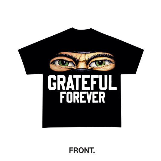 GRATEFUL Forever Tee- Black