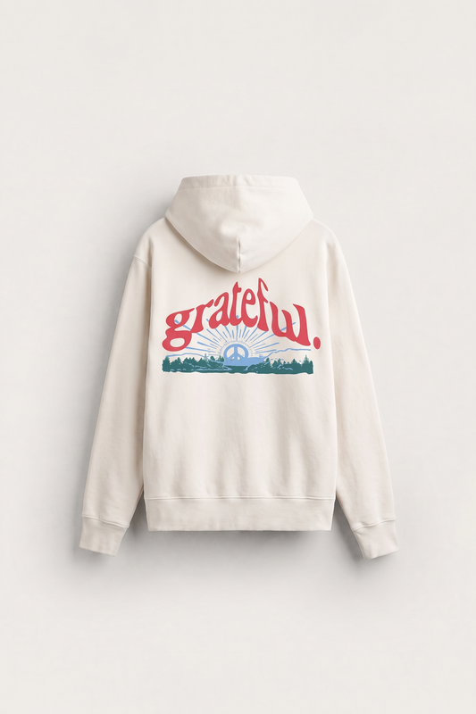 Move Mountains Hoodie - Bone