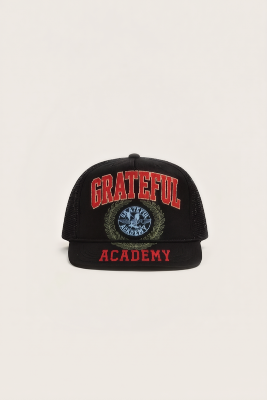 Grateful Academy Trucker Hat - Black