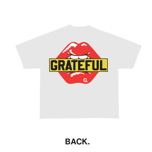 Grateful Bite Tee- White