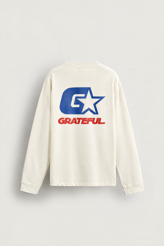 Grateful Nova L/S Tee - Natural
