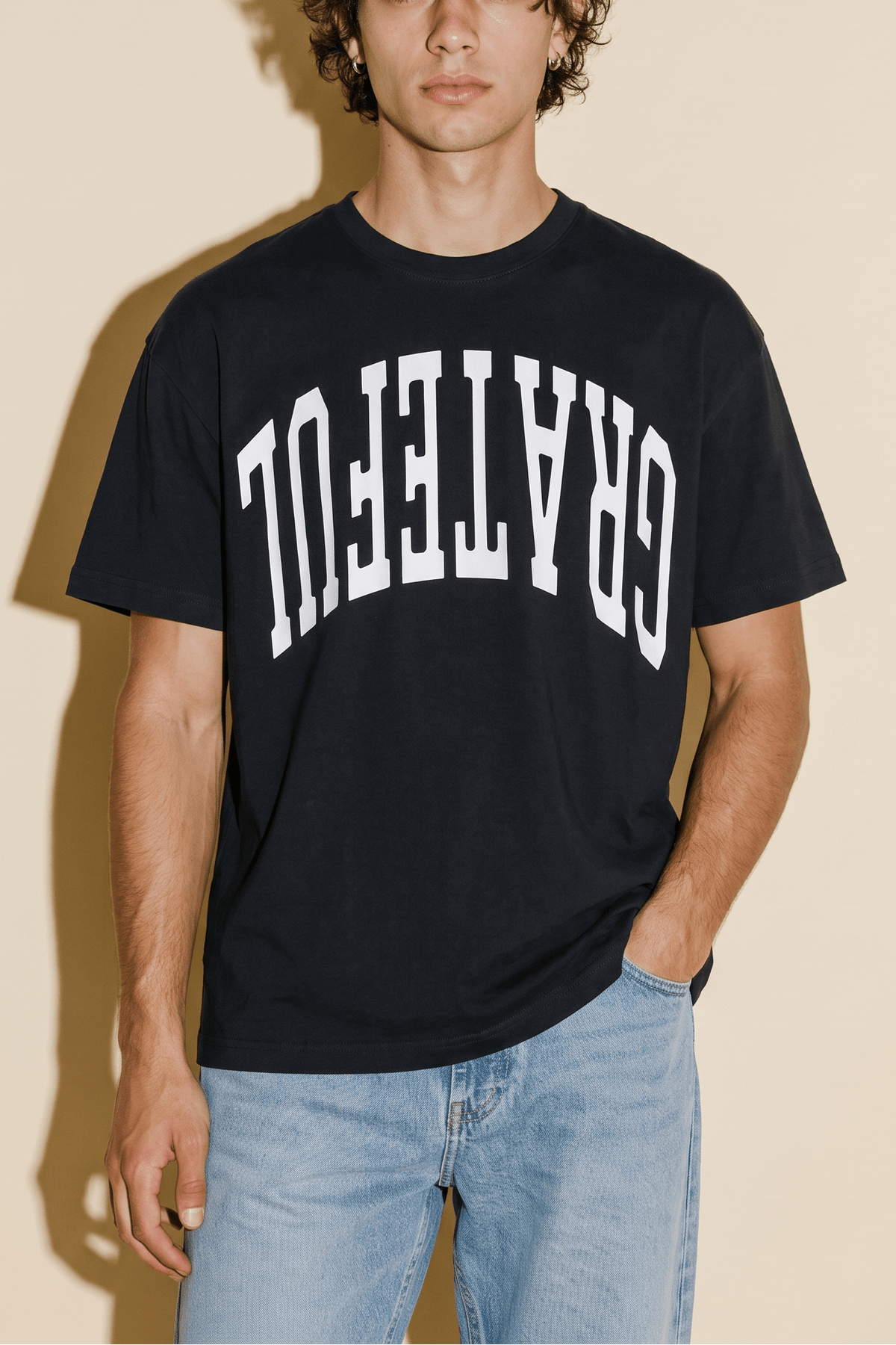 Grateful Reflect Tee - Black
