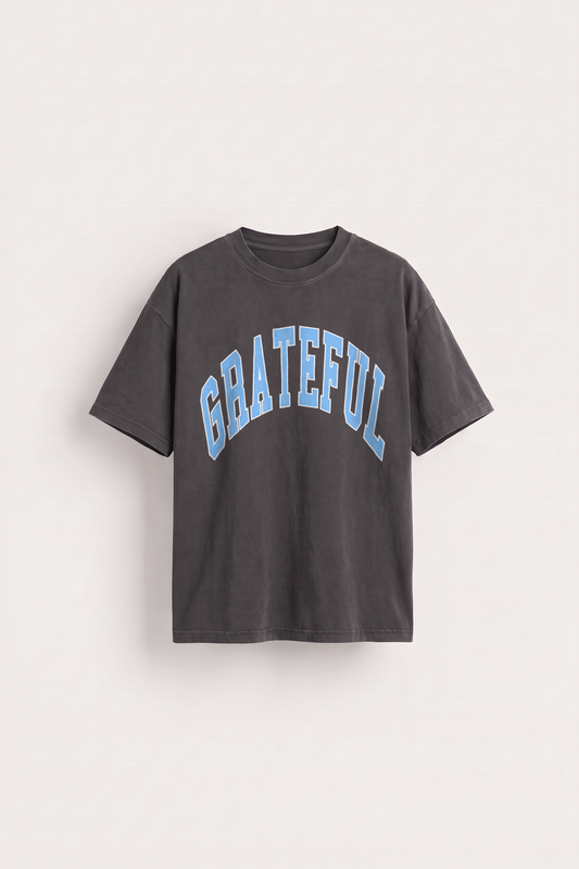 Grateful Vintage Tee - Charcoal