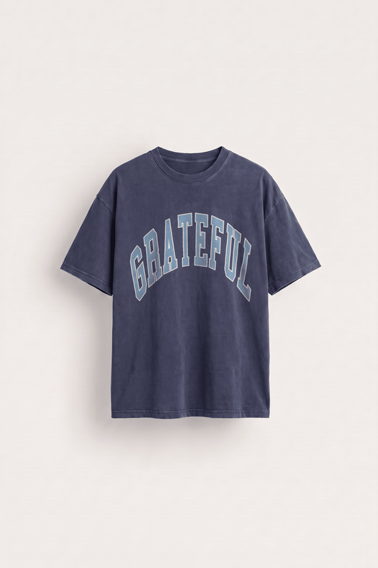 Grateful Vintage Tee - Faded Navy