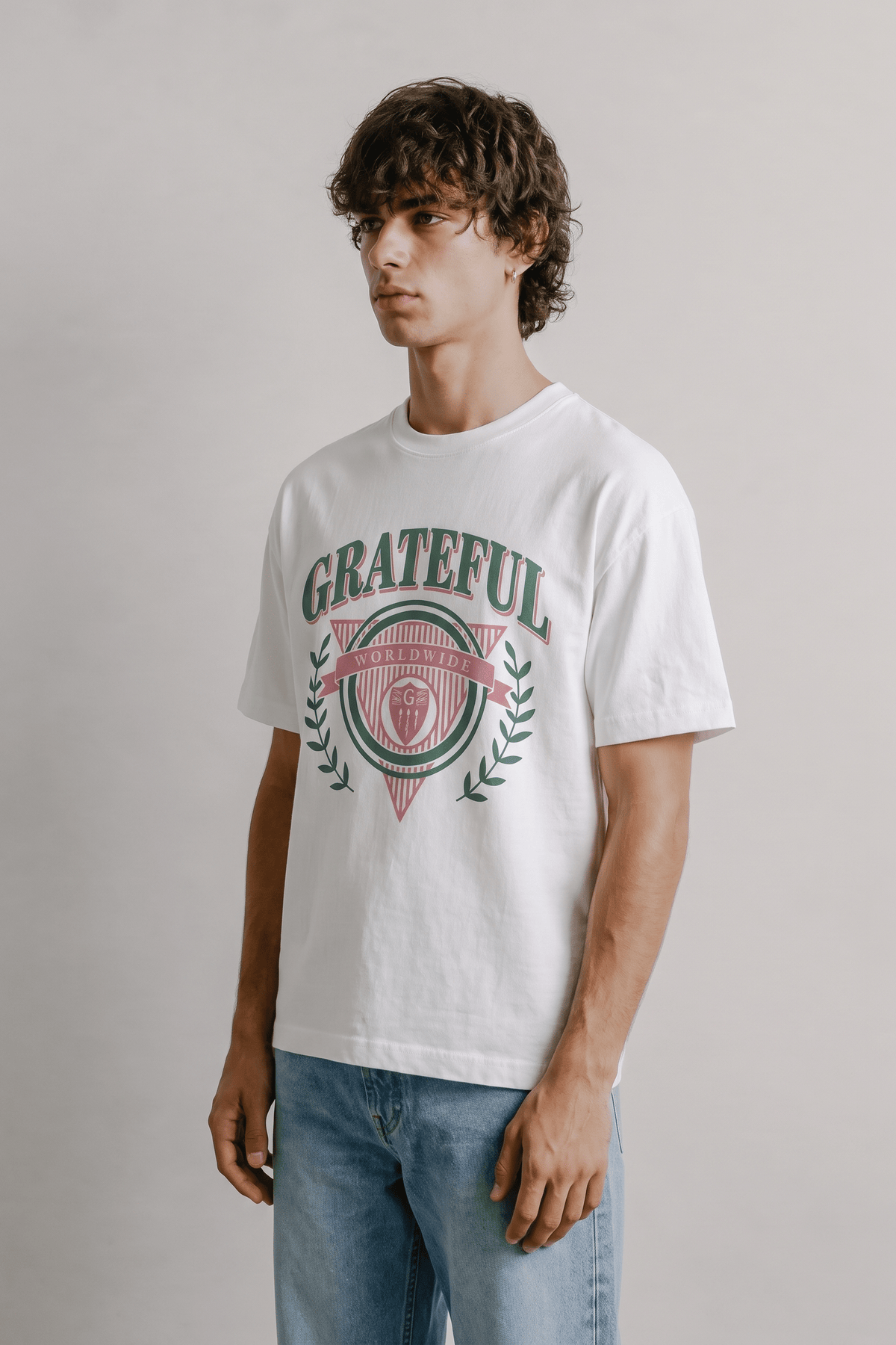 Grateful Worldwide Tee - White