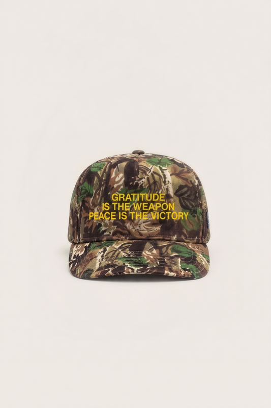 Gratitude Is The Weapon Hat - Camo