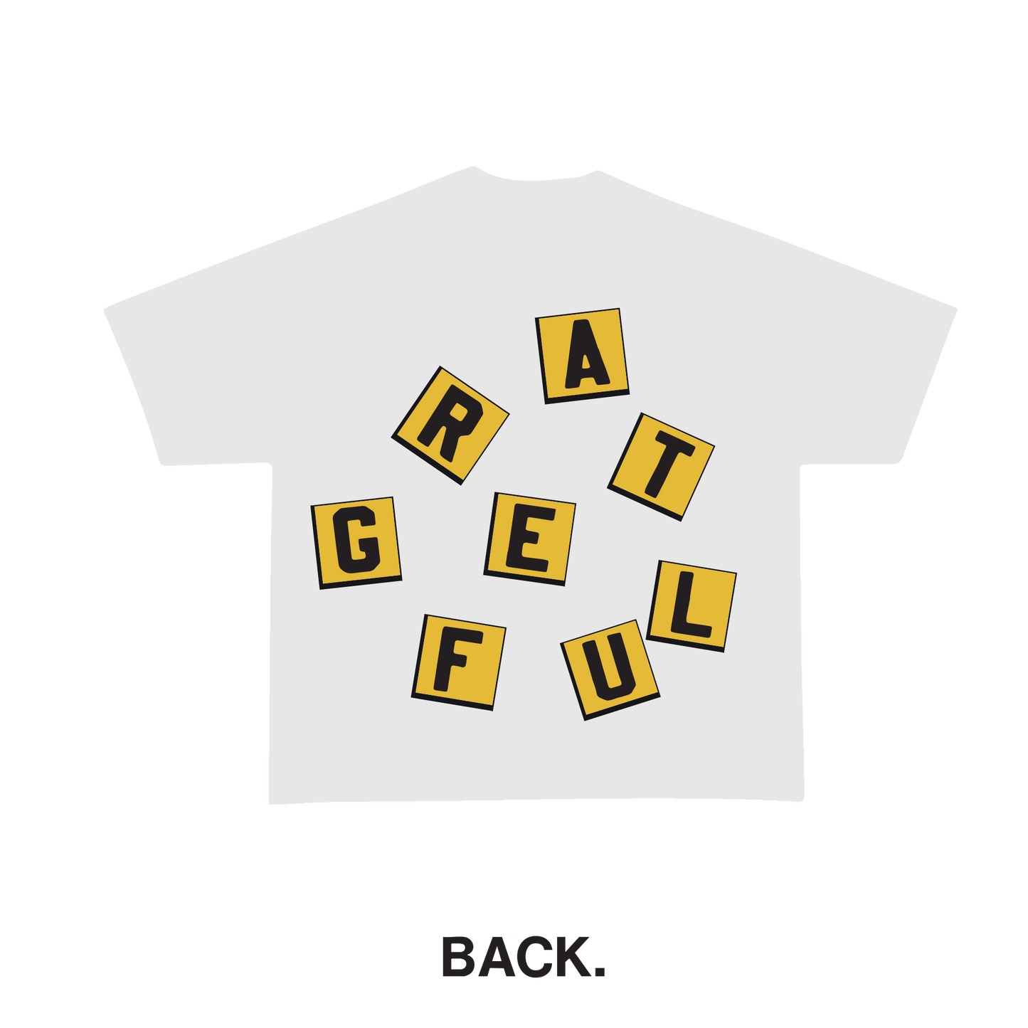 The Letter Box Tee- White