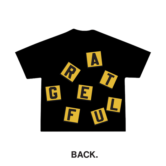 The Letter Box Tee- Black