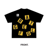 The Letter Box Tee- Black
