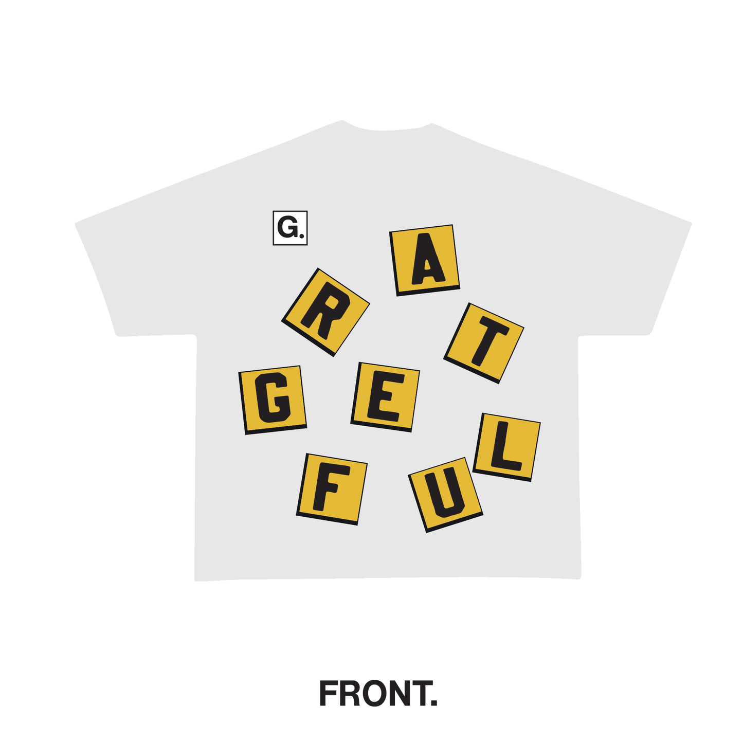 The Letter Box Tee- White