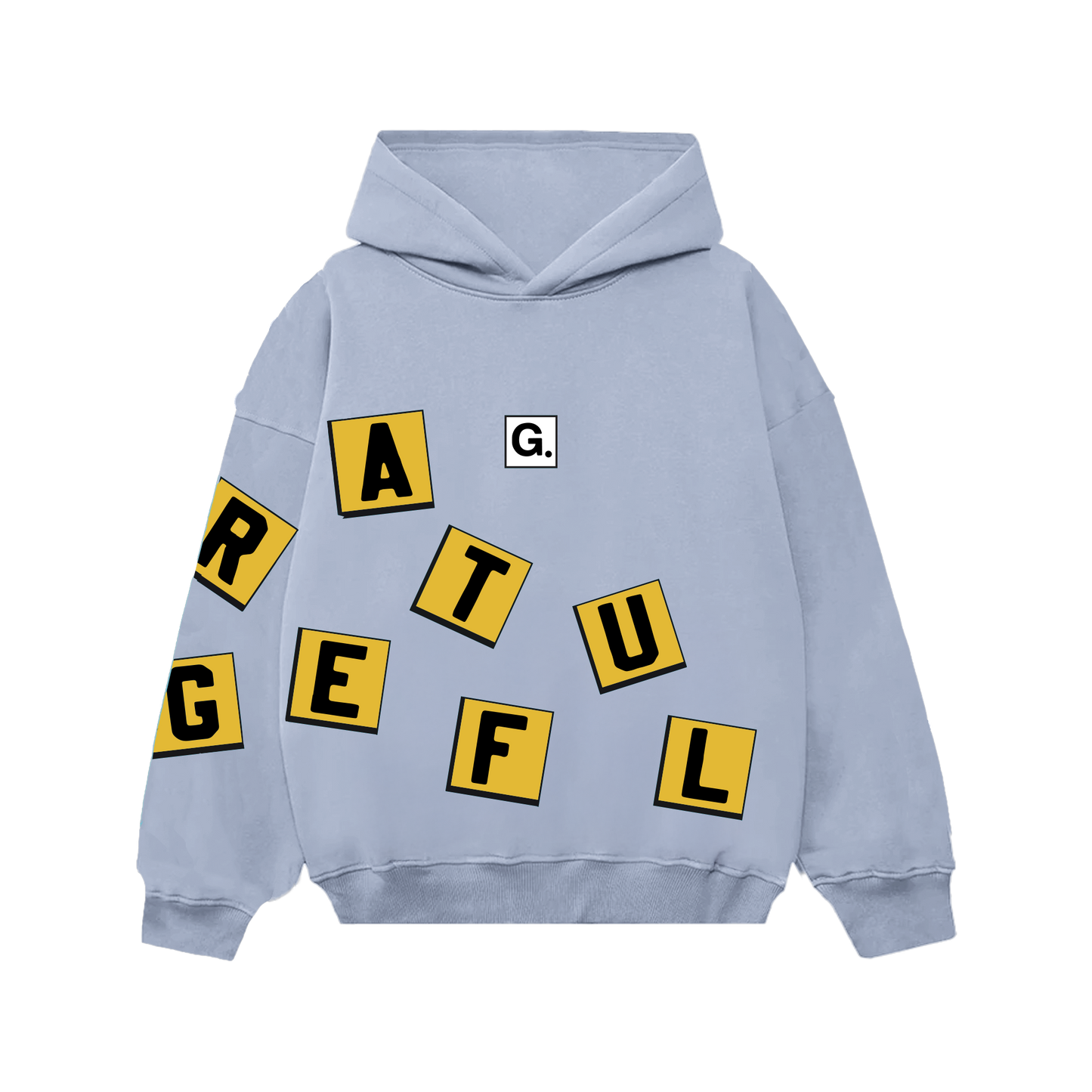 The Letter Box Hood- Slate Blue