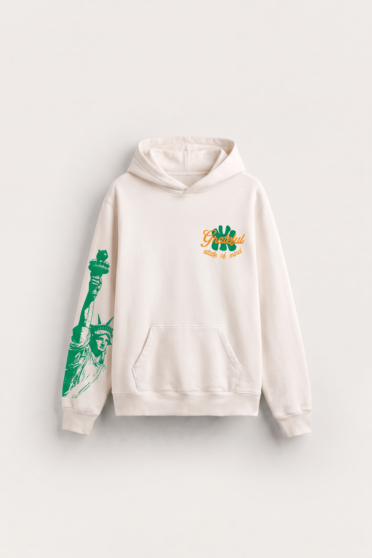Liberty NY Hood- Off White