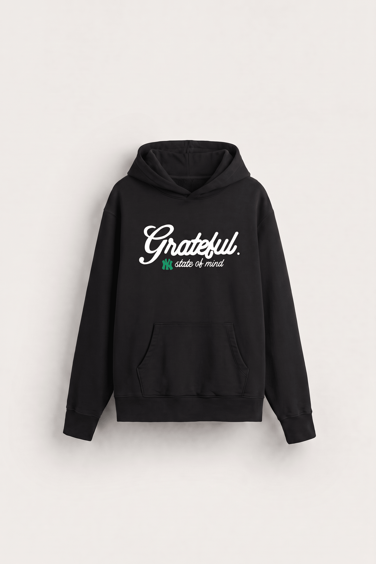 Never Sleeps Hood- Black