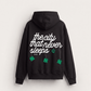 Never Sleeps Hood- Black