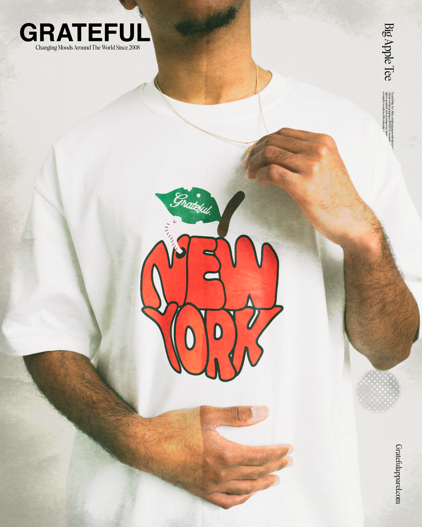 Big Apple Tee- White