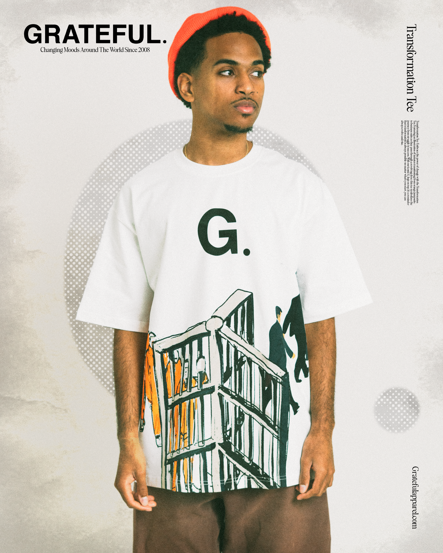 Transformation Tee- White