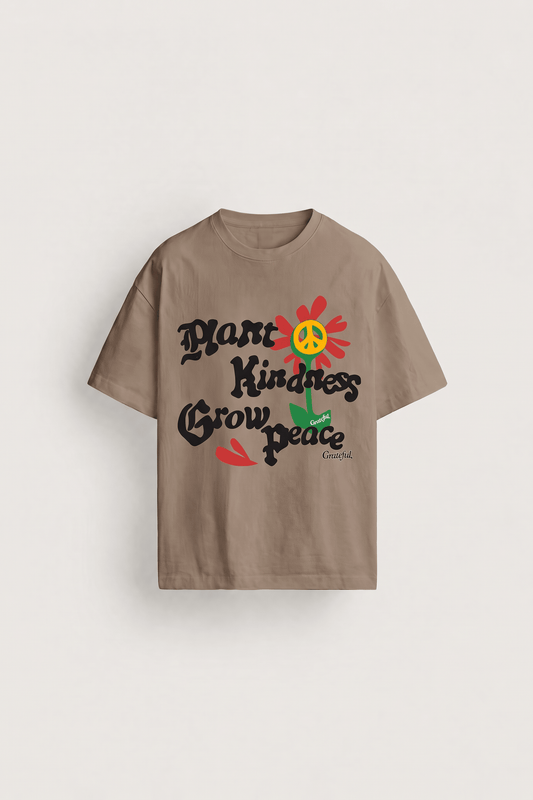 Plant Kindness Tee - Mocha