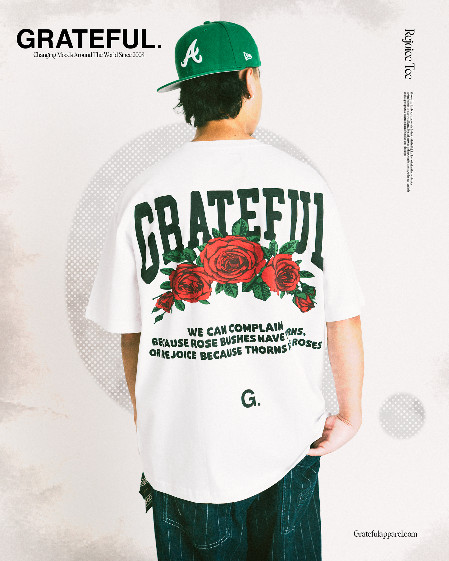 Rejoice Tee- White
