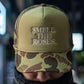 Smell The Roses Camo Trucker Hat