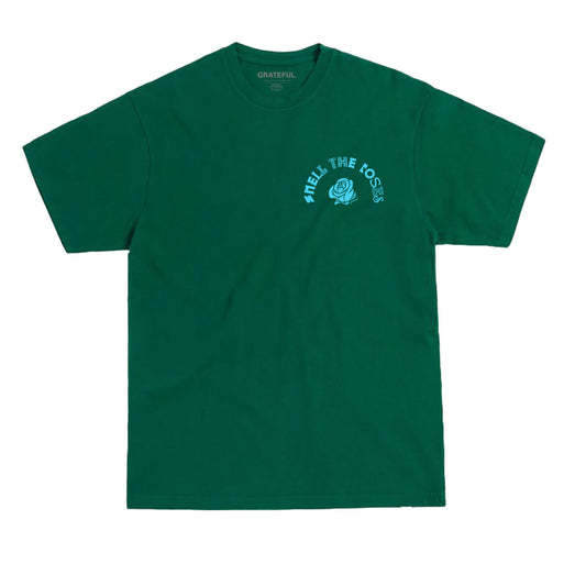 Smell The Rose Tee- Green