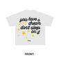 Sky's The Limit Tee- White