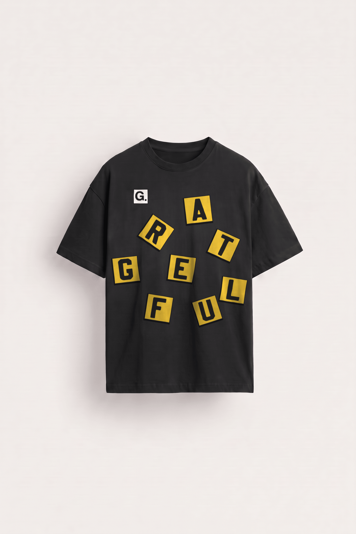 The Letter Box Tee- Black