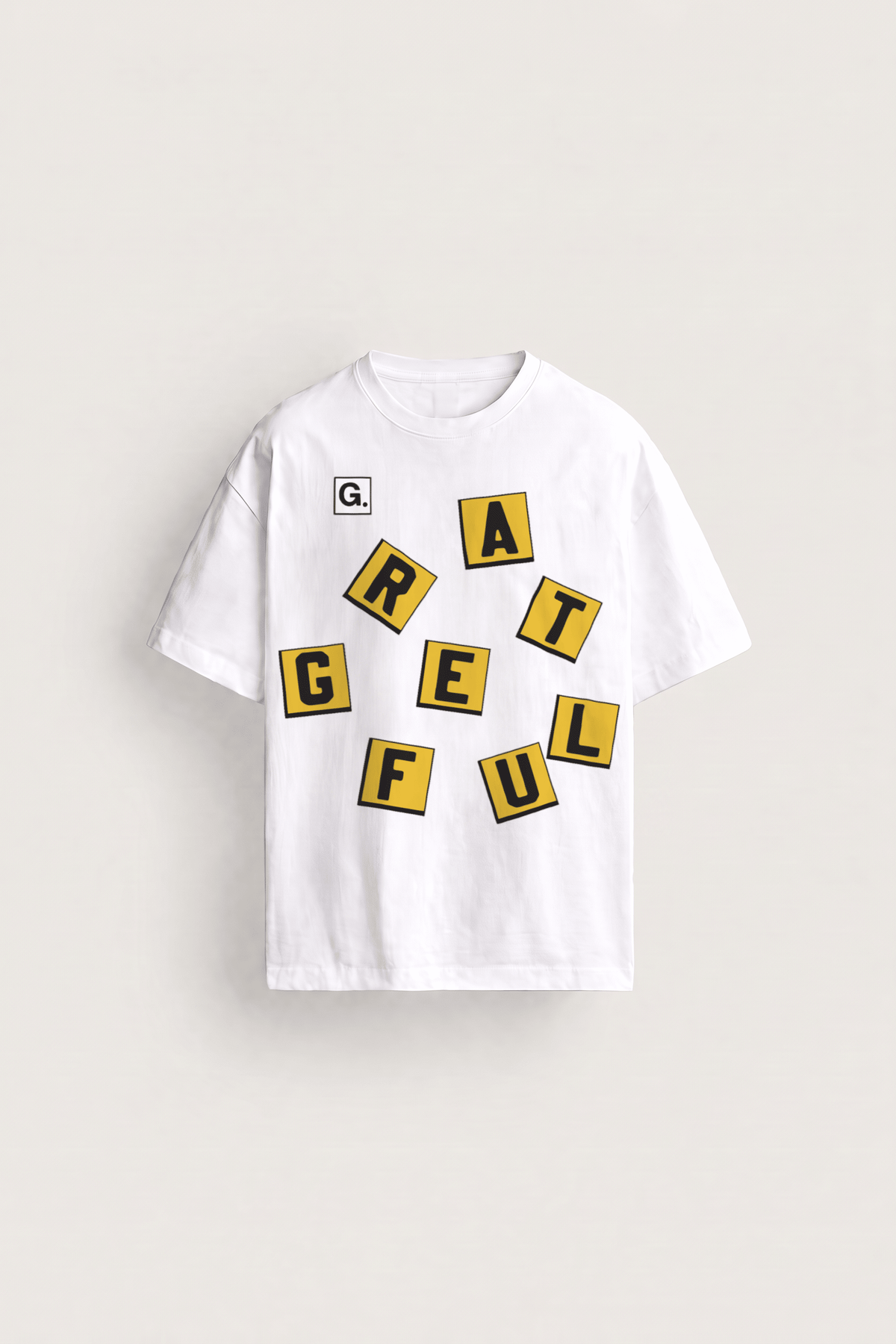 The Letter Box Tee- White