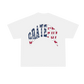 Grateful USA Tee - White