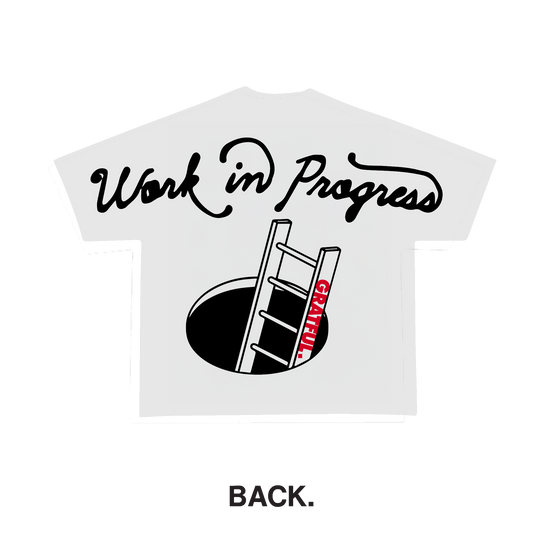 Work In Progress Tee- White