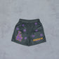 LA Flower Market Mesh Shorts - Black Mamba