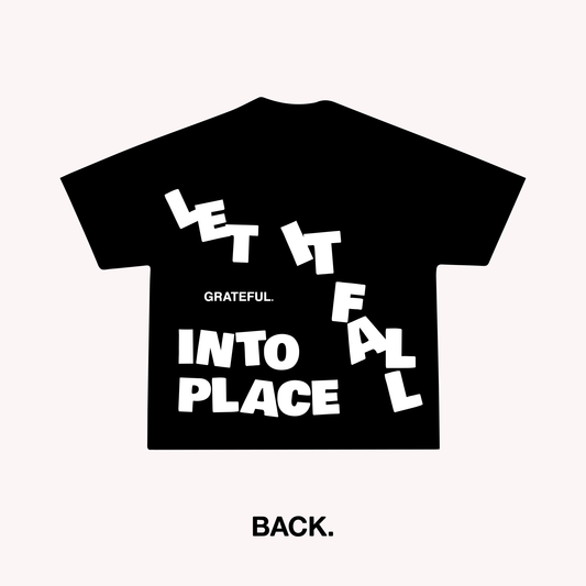 Fall Into Place Tee - Black