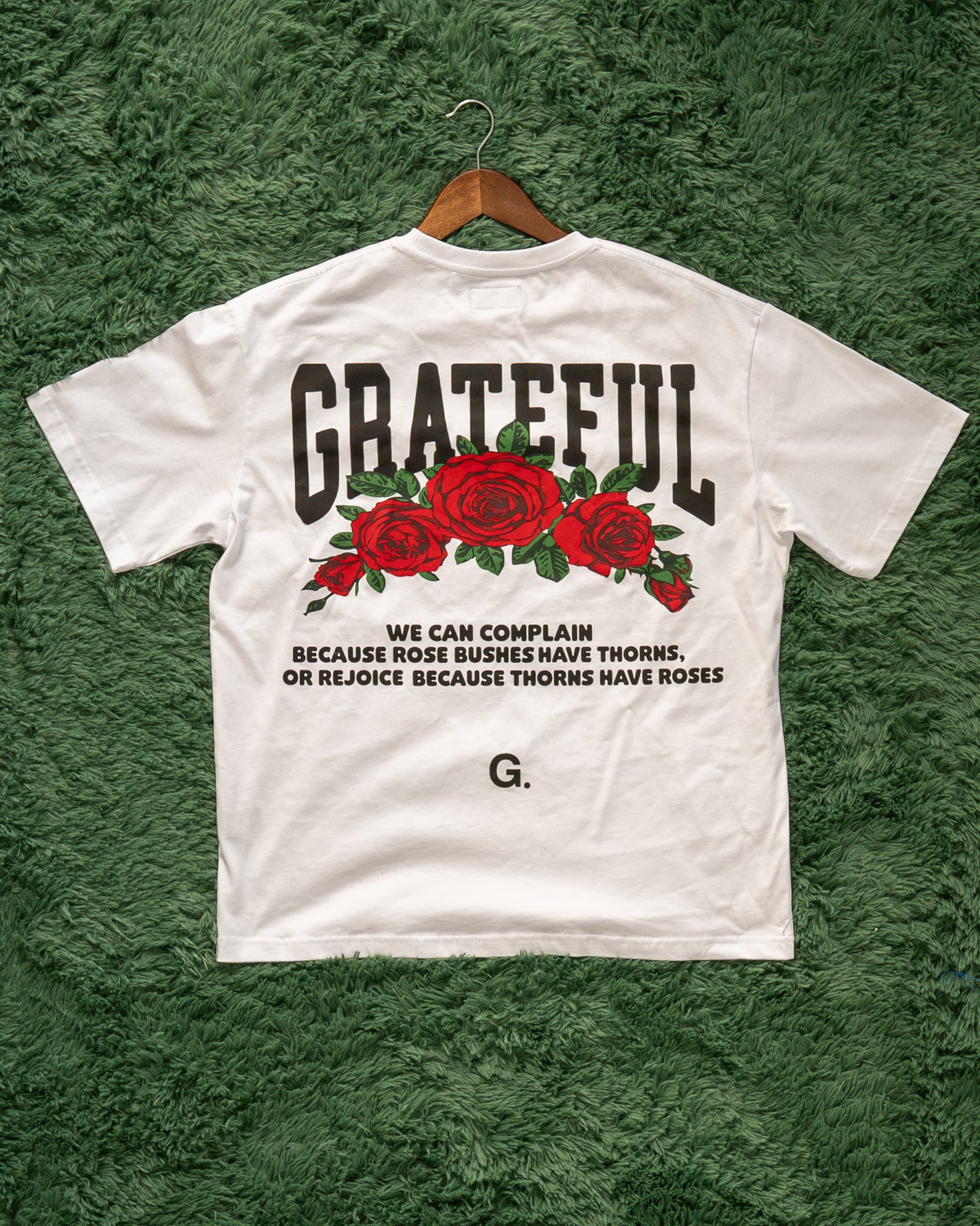 Rejoice Tee- White