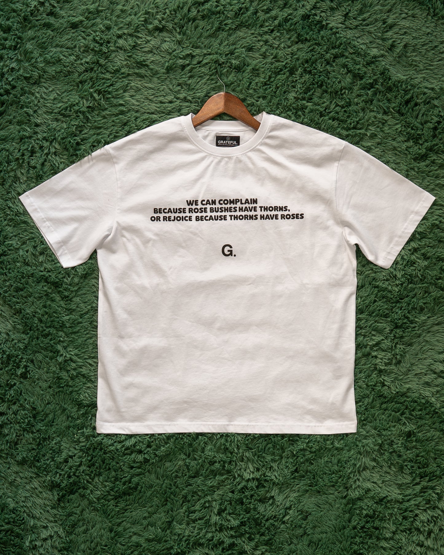Rejoice Tee- White