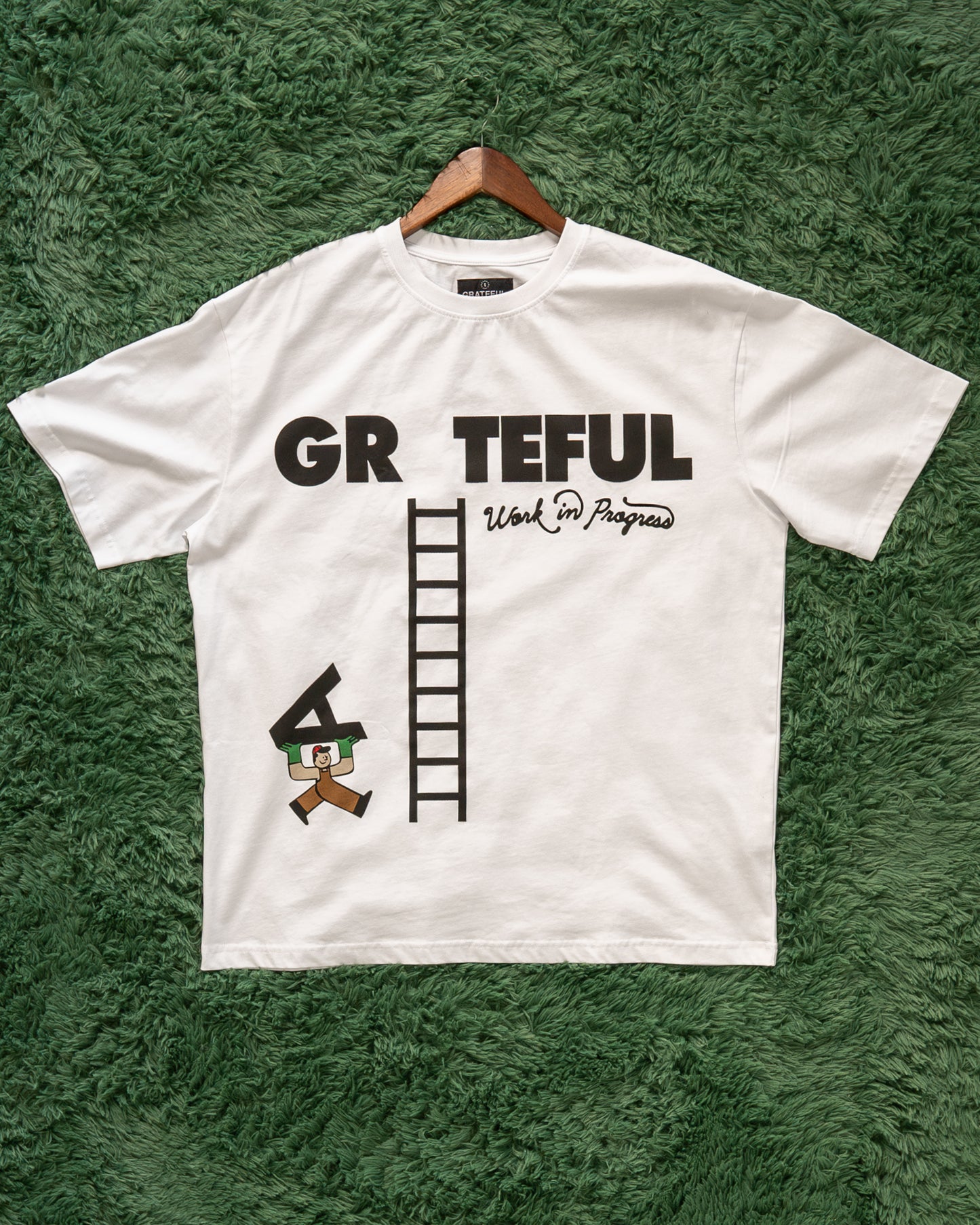 Moving Up Tee- White