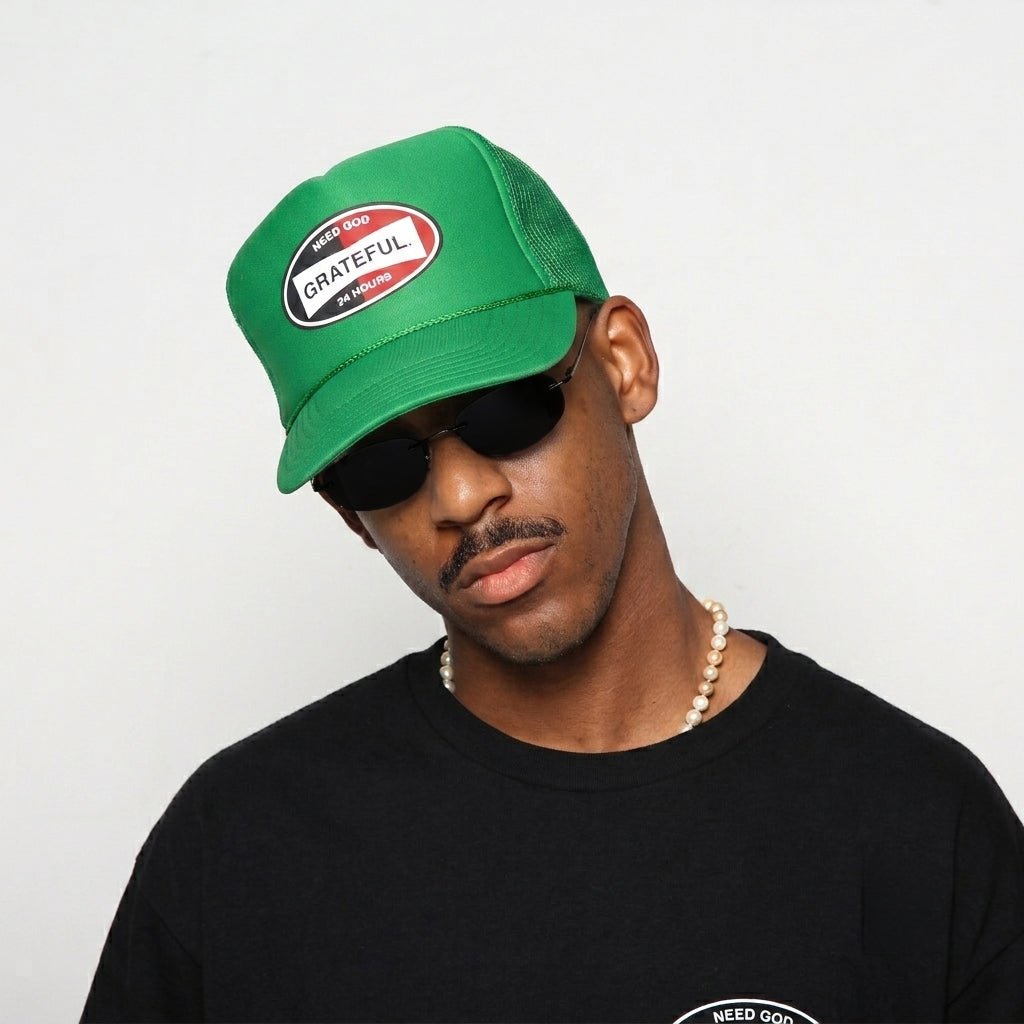 Fill It Up Trucker Hat- Green