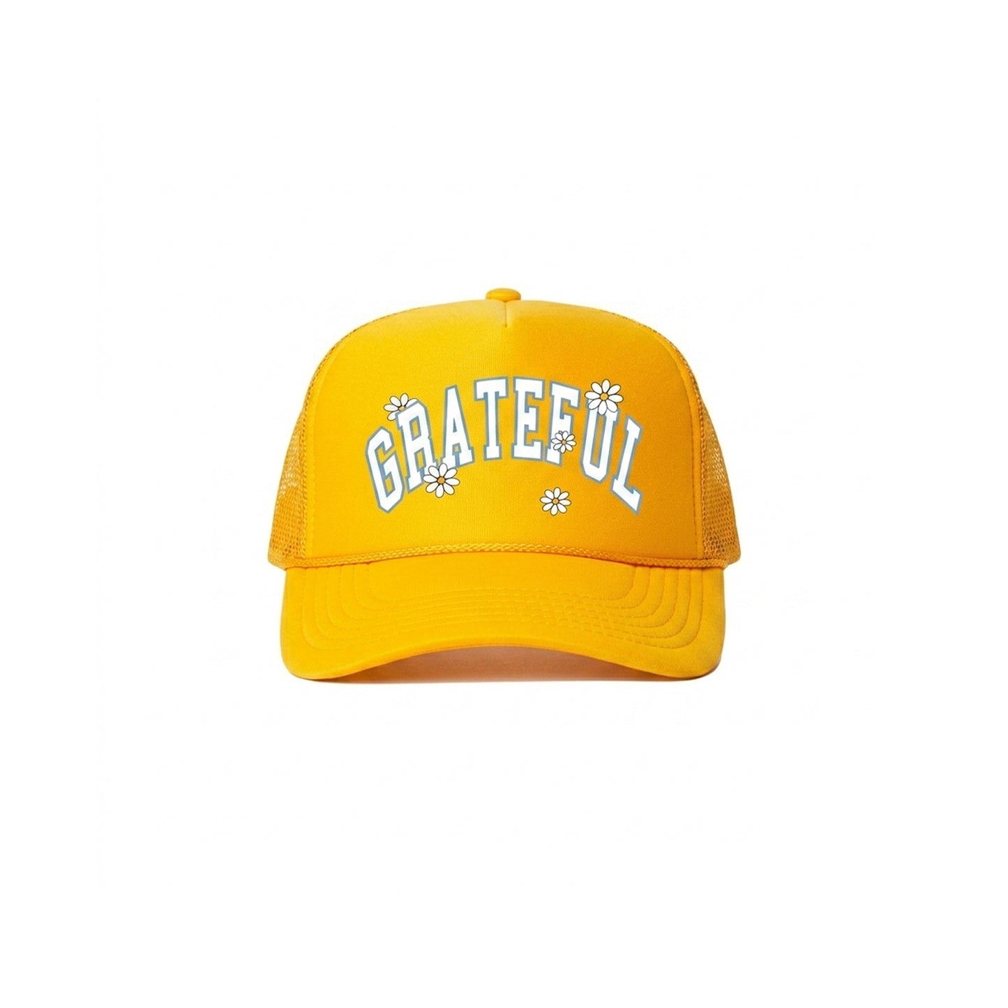 Daisy Arch Trucker Hat- Gold