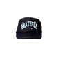 Daisy Arch Trucker Hat- Black