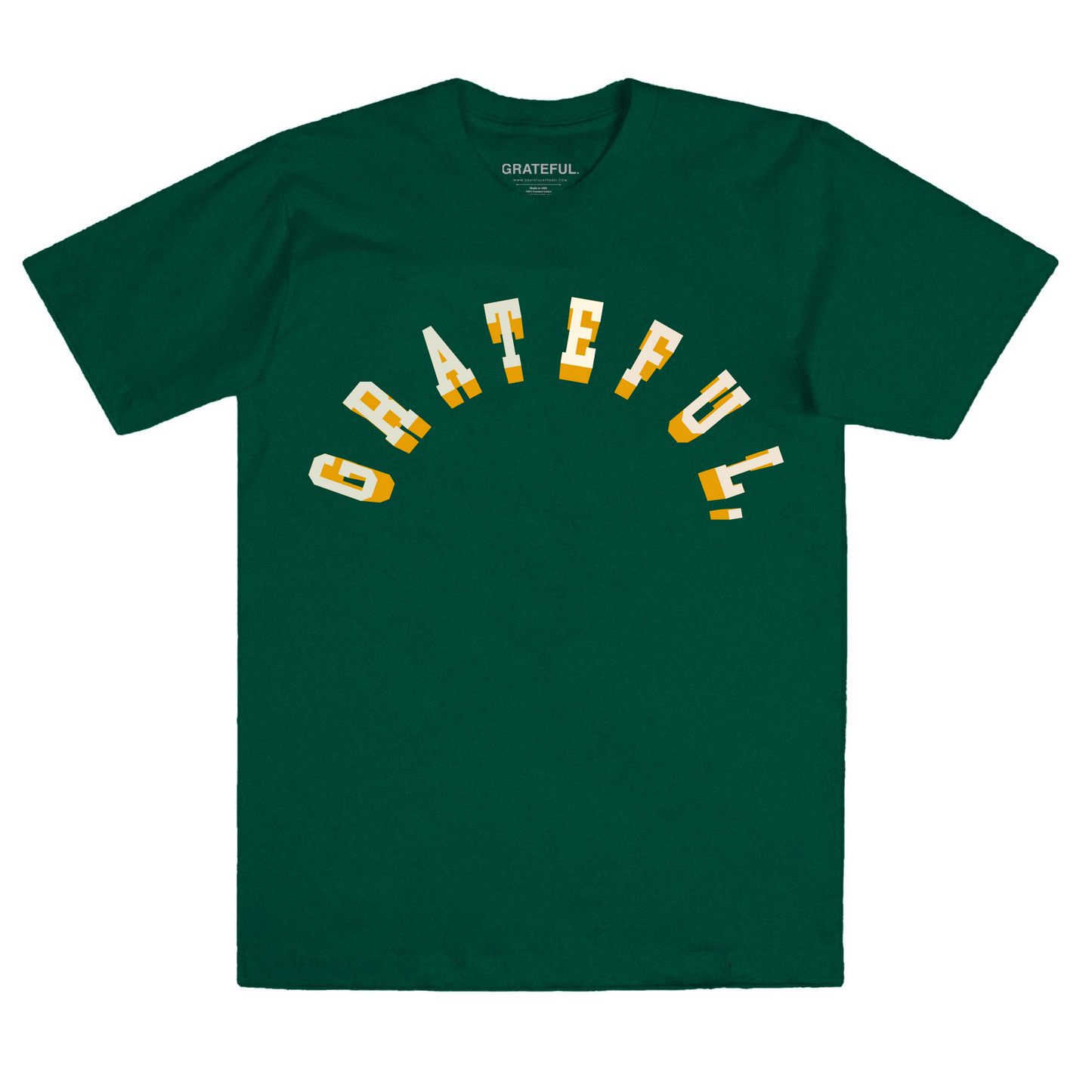 3D Arch Tee- Green/Yellow